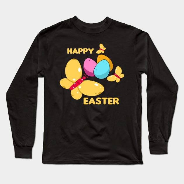 Easter shirt children as a gift Long Sleeve T-Shirt by KK-Royal